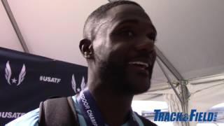 Justin Gatlin on USATF 100 win at 35