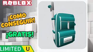 ¡COMO CONSEGUIR MOCHILA GRATIS EN ROBLOX! [LIMITED 12066 COPIAS] ⛳ Golf Adventure