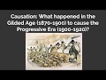 Gilded Age and Progressive Era Concepts