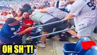 New York Yankees vs Los Angeles Angels Crowd Fan Fight April 2026 Highlights