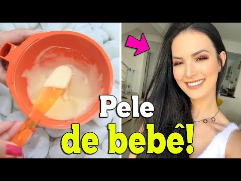 Pele de Bebê em Apenas 5 Minutos! USE ISSO e fique CHOCADA com o Resultado! por Julia Doorman
