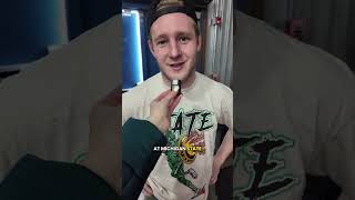 Giving the broadcast booth an extra challenge 👀 #hockey #hockeyplayers