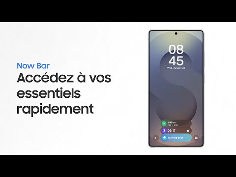 Comment utiliser Now Bar | Samsung Galaxy S25 Series