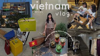 VLOG 🇻🇳 • days in ho chi minh, cafes & food ☕️, local clothing brands ✨, affordable hotel 🛌 | PART 1