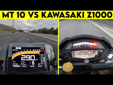 MT-10 VS Z1000 | 0 TO 100 | TOPSPEED CLOSE BATTLE !!!