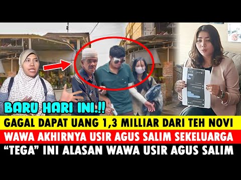 Gagal Dapat Rp. 1,5 Milliar ! Wawa Usir MAs Agus Sekeluarga, Teh Novi Pablo & Alih Donasi ke yg Lain