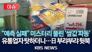 [이슈] 일본, 쌀값 폭등에 쌀 생산 억제서 증산으로/2025년 8월 11일(월)/KBS