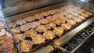 Amazing! 1000 sold out a day! Hot plate chicken chop, Steak teppanyaki / 鐵板雞腿排, 鐵板牛排