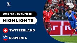Switzerland v Slovenia | Highlights | UEFA European Qualifiers