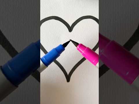 💙🩷 #art #youtubeshorts #kidstv #ytshorts #diy #kidsart #kidsvideo #kids #shorts #youtube #reels #yt
