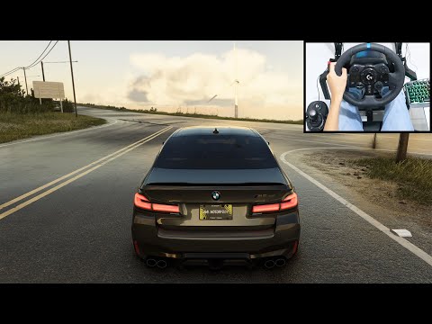 BMW M5 CS - The Crew Motorfest | Logitech G923 Steering Wheel