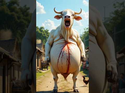 The Pregnant White Cow's Rescue:A Heartwarming Journey 8 #humanity #animal #cow #pets #rescueanimals