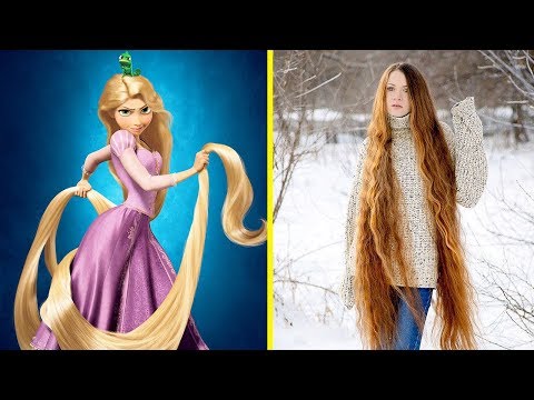 10 RAPUNZELS IN REAL LIFE