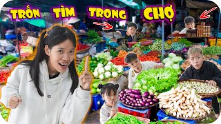 Thử Thách Trốn Tìm Trong Chợ | Minh Khoa TV