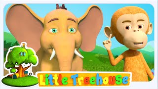 Fröhliches Elefantenlied Lustiges und Einfaches klassisches Gedicht für Kleinkinder