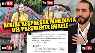 🔥🇸🇻 ¡BUKELE NO LA DEJÓ SOLA! 🙌💙 Mujer sin ingresos recibe respuesta inmediata del Presidente Bukele🔥