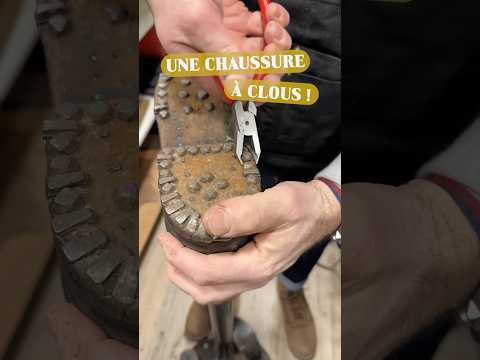 Restauration de chaussures à crampons de 1954 ! 😱🏔️