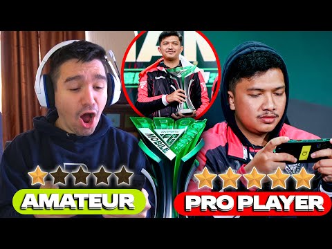 AMATEUR PLAYER vs PRO PLAYER EN FC MOBILE !!! EL CAMPEON DEL MUNDO JUEGA ASI @garuda_fm