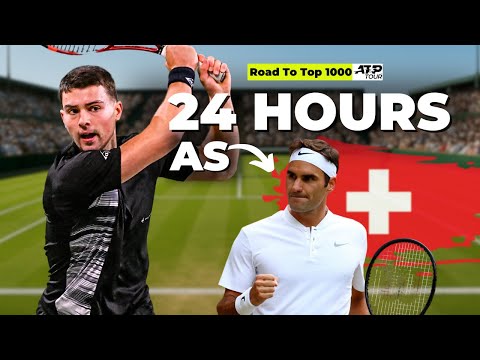 I Trained Like Roger Federer For 24 Hours! (Intense)