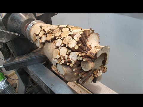 Woodturning - The Sycamore and Stick Vase