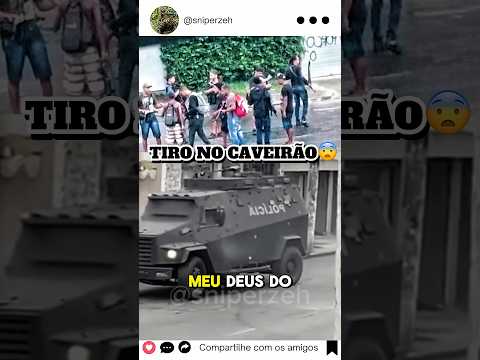 QUASE FURARAM O CAVEIRÃO 😨 NO MEIO DA FAVELA ‼️ #bope #pm #shorts