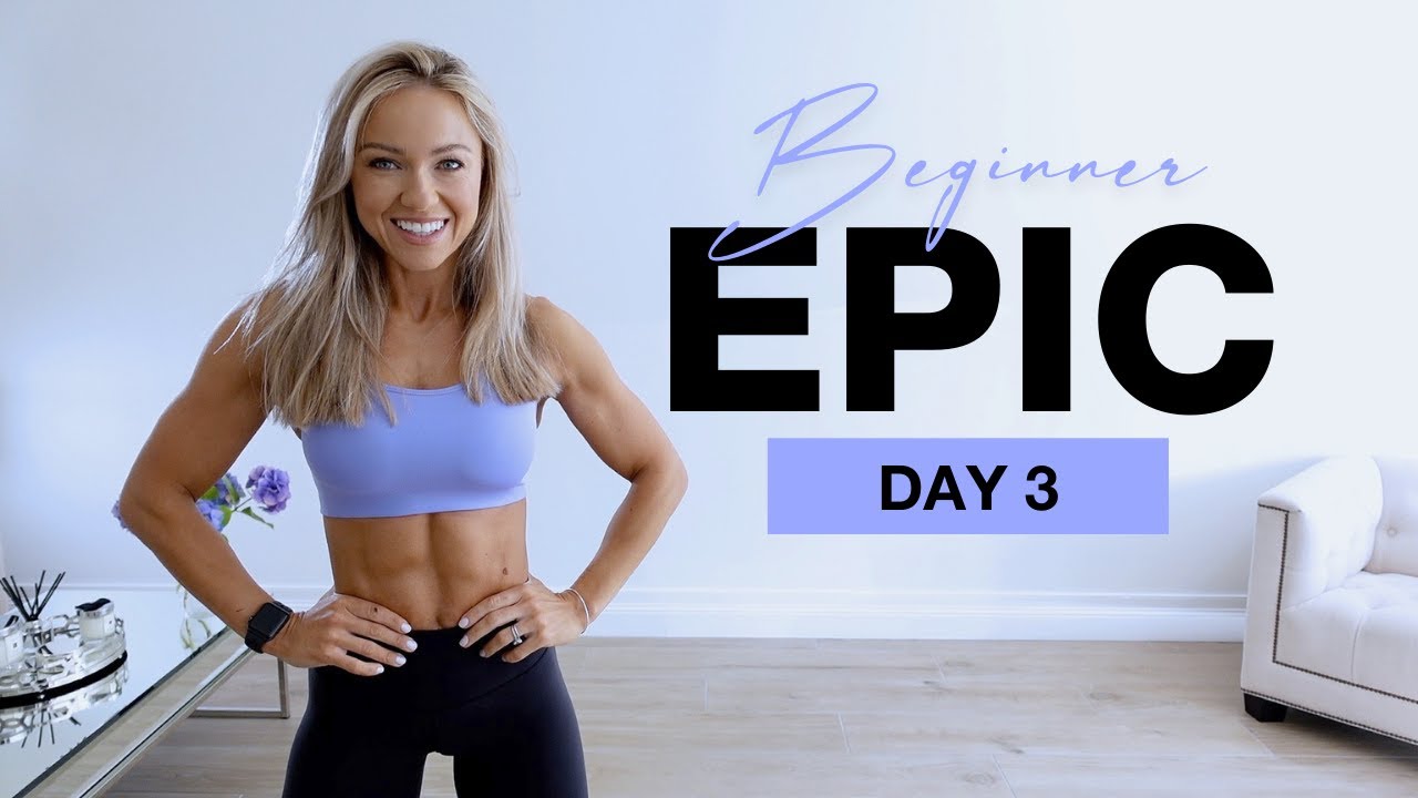 Day 3 of Beginner EPIC No Equipment Ab & Core Workout Caroline Girvan