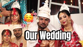 Our Full Wedding Video ❤️ #foodbookbyaditi #bengaliwedding