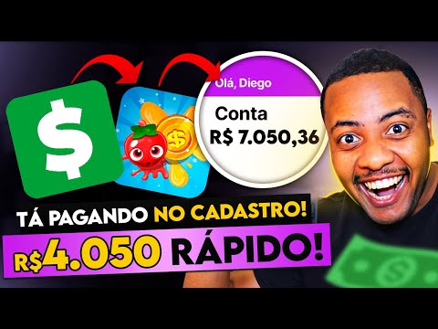 TOP APP's para GANHAR DINHEIRO via PIX 🤑 Saquei R$4,050,00 ✅ APLICATIVO QUE PAGA NO CADASTRO 2024