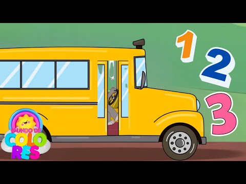 🎵¡Las ruedas del bus girando van! 🚌✨¡Aprendiendo Cantando! | Mundo de Colores🎈🎉