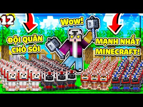 LỘC TẠO RA ĐỘI QUÂN SÓI MẠNH NHẤT MINECRAFT VÀ ĐẠI CHIẾN CƯỚP DÂN LÀNG😎 | MINECRAFT SINH TỒN 1.21