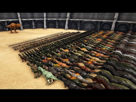Giganotosaurus VS ARK Dinosaurs || Cantex