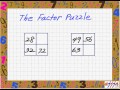 Factoring and Multiplication Problems