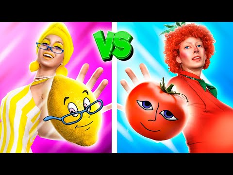 Меня удочерили Mr Tomato and Ms Lemon! Mr Tomato and Ms Lemon в реальной жизни!