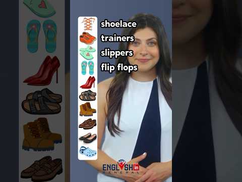 Types of Shoes - English Vocabulary