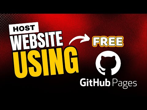 How to Host Website for FREE using GitHub Pages | GitHub Tutorial