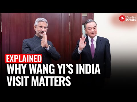 YouTube video thumbnail: Explained: China’s Wang Yi in India: Why This Visit Matters Amid Trump’s Tariff Wars