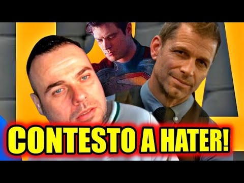 CONTESTO A HATER AMANTE DEL SUPERMAN DE JAMES GUNN! EL IGNORANTE ME LLAMA AMANTE DE ZACK SNYDER XD