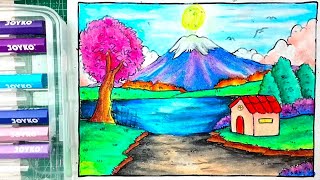 Draw with me - Menggambar pemandangan alam untuk pemula