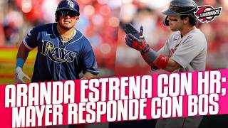 JONATHAN ARANDA DA JONRON EN OPENING DAY; MEXICANOS DE REDSOX RESPONDEN Y GANAN🔥