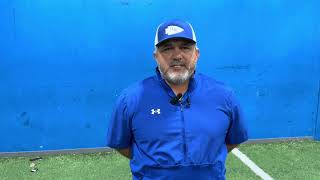 Lake View Chiefs Head Coach Hector Guevara ahead of the matchup with Snyder