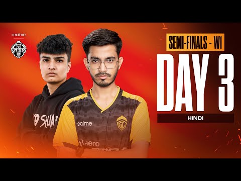 [HINDI] realme BMPS 2025 |  Group A, B, C & D | Semi Finals Week 1 - Day 3