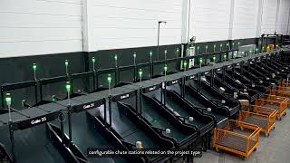 Crossbelt Sortation System - BeeSort HS