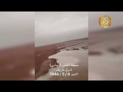 امطار الحدود الشمالية طريف عرعر عسير  اليوم الأحد ١٠نوفمبر  ٢٠٢٤م #برد #طقس #سيول #السعودية