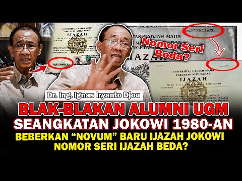Blak-Blakan! Alumni UGM Seangkatan Jokowi Beberkan Novum Baru Ijazah Jokowi Nomor Seri Ijazah Beda?