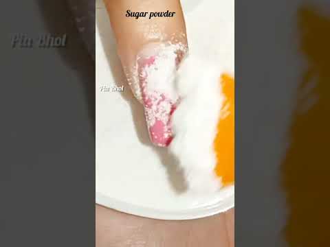 sugar effect nail polish design #nailart #shorts