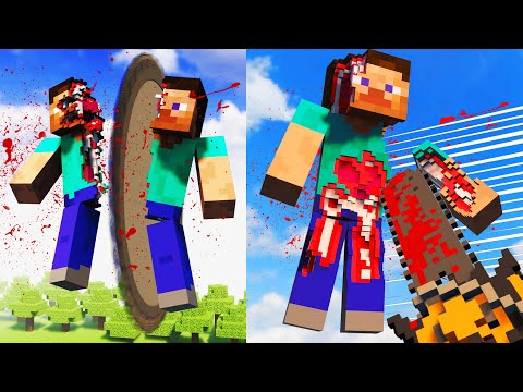 Can Steve Survive? / Upgrading Steve's Armor Until He Survives! 😱