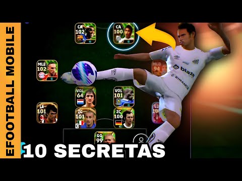 10 FORMAÇÕES SECRETAS PARA JOGAR COM O NEYMAR ÉPICO - EFOOTBALL 24 MOBILE