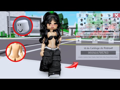 CÓDIGO SKIN  PATYDRAKE COM ITENS 3D DO BROOKHAVEN (com torço) GRATIS SEM ROBUX