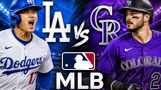 Los Angeles Dodgers vs Colorado Rockies 8/19/26 Free MLB pick, tip, and projection.