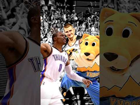 Westbrook vs Nuggets Mascot 😂💀 #shorts